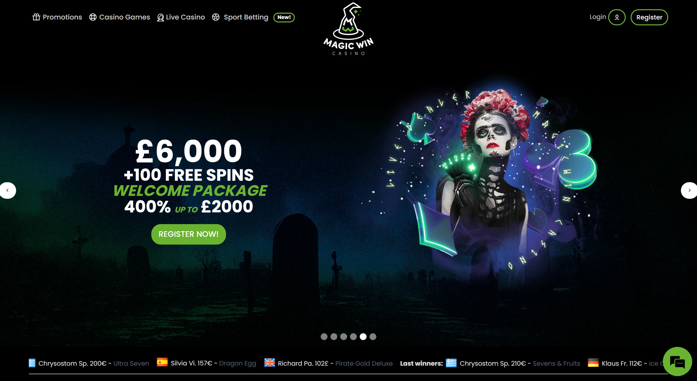 Magic Win Casino Screenshot
